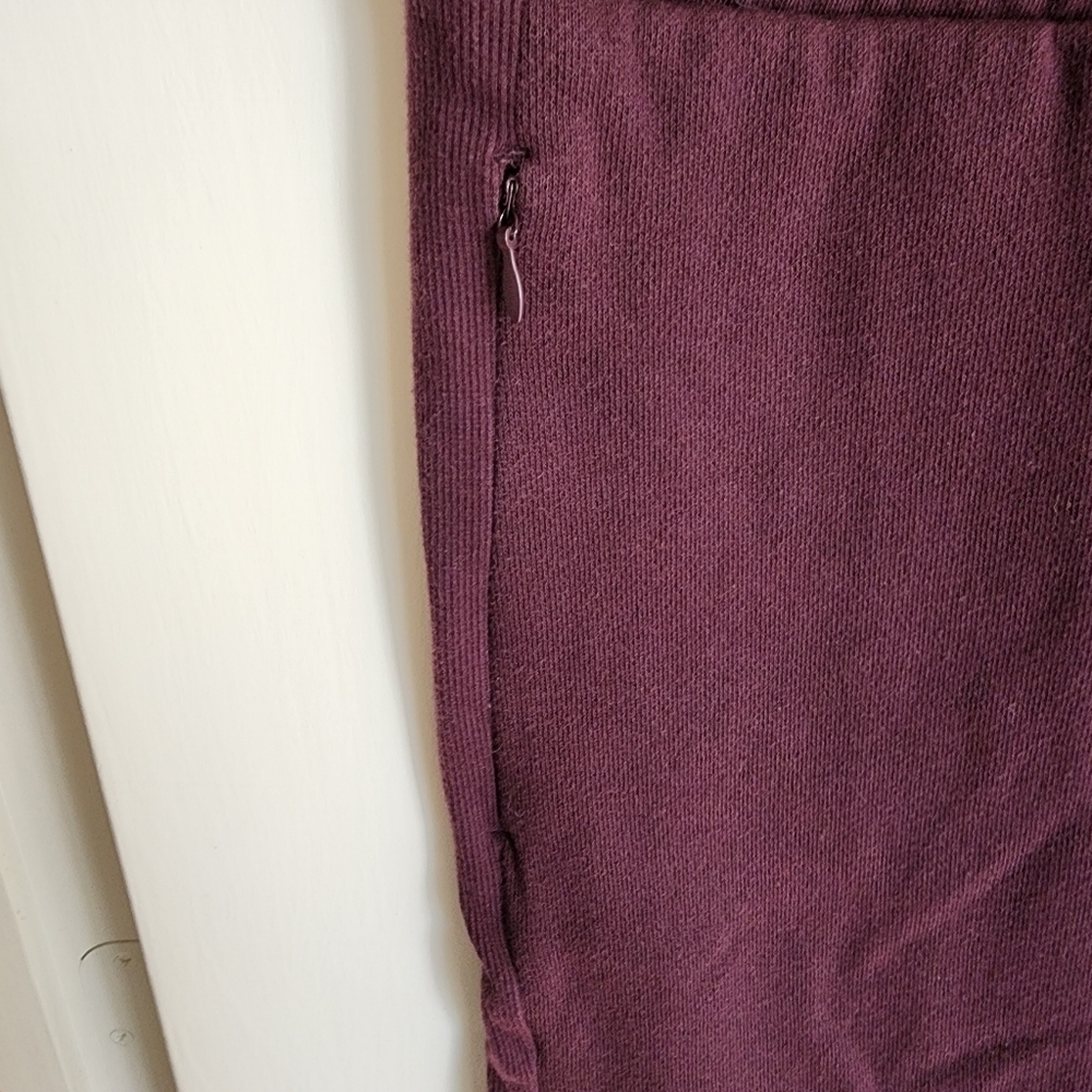 Victoria's Secret Burgundy One Piece Jumpsuit Sweatsuit Comfy Cozy Warm XXL - Picture 12 of 15